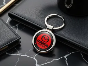 Mazda Anelli Chiave su Misura Metallo Durevole con Logo